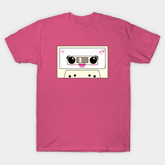 Cute cassette T-Shirt by Pendientera